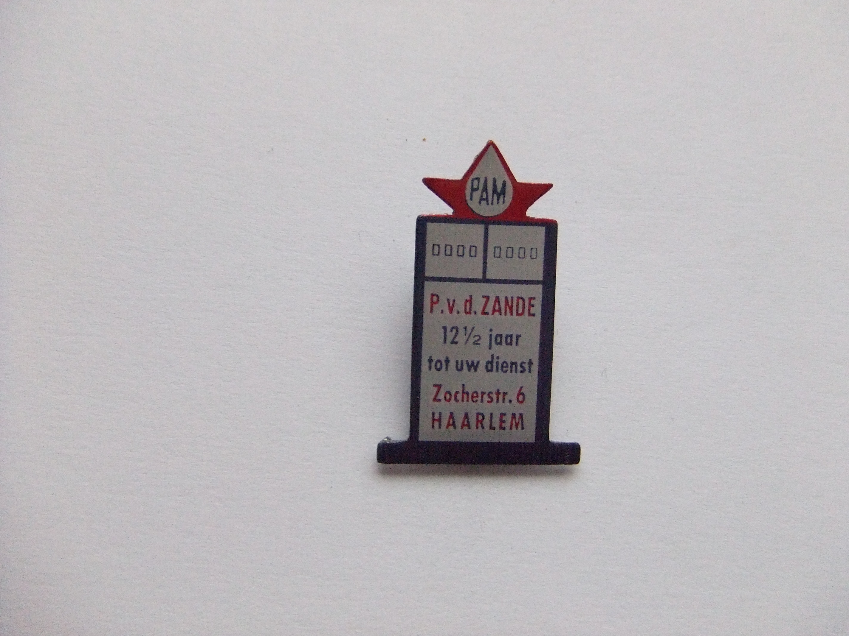 P. vd Zande Pam benzine Haarlem